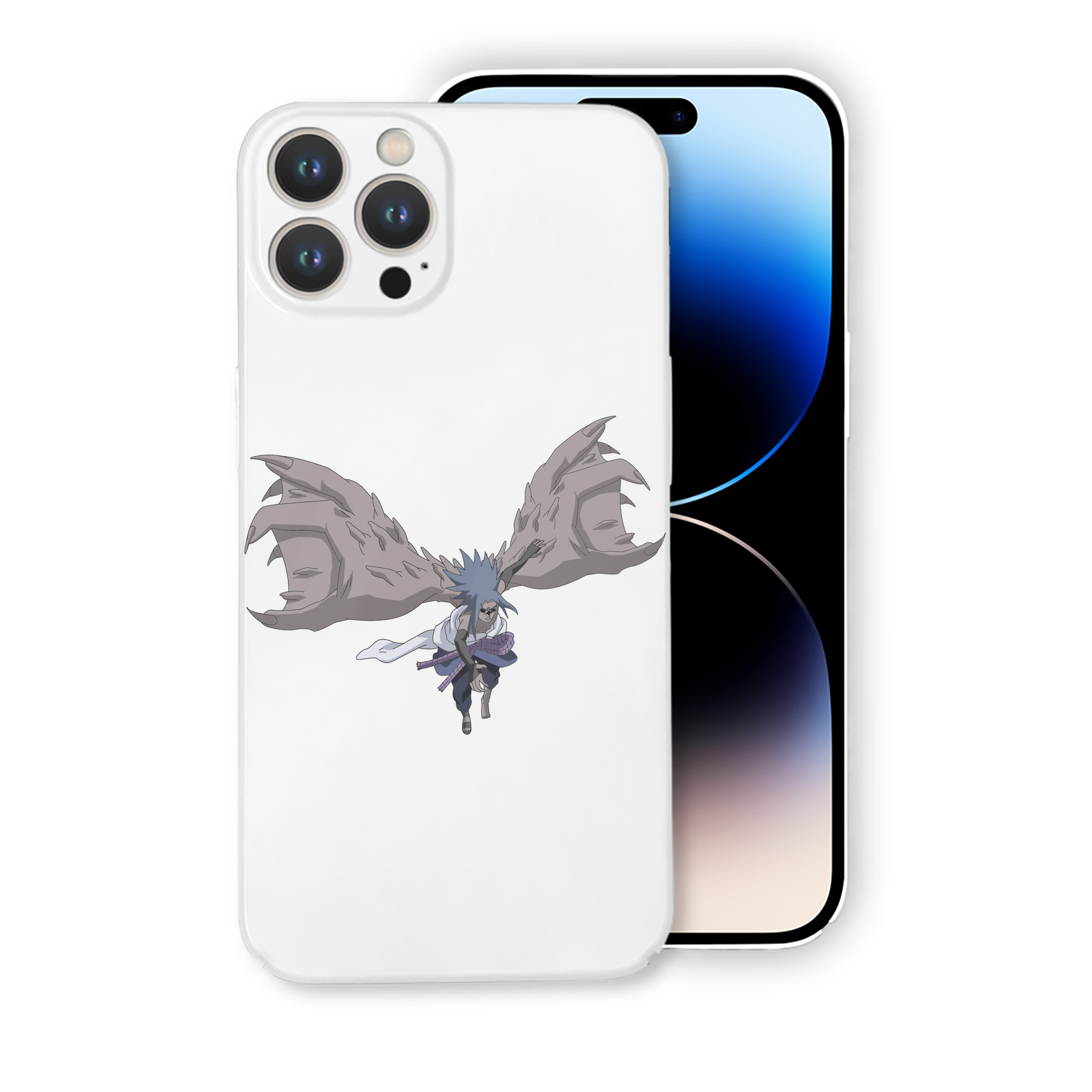 （画像用） NARUTO -ナルト- うちは サスケ Uchiha Sasuke 【iPhone 14シリーズ対応】ハードケース